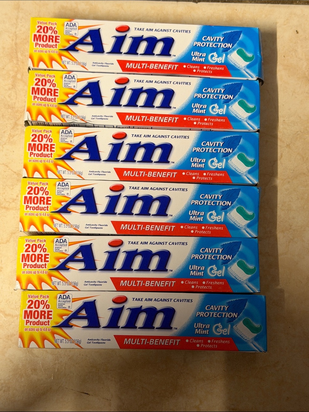 Multi-Benefit Ultra Mint Gel Toothpaste - Blue